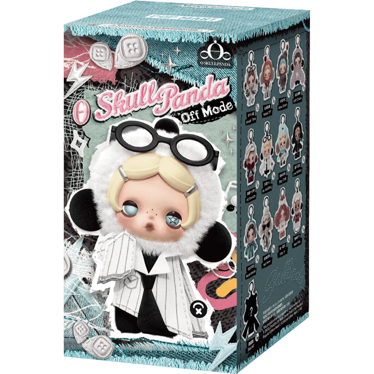 SKULLPANDA Off Mode Series Plush Doll Pendant